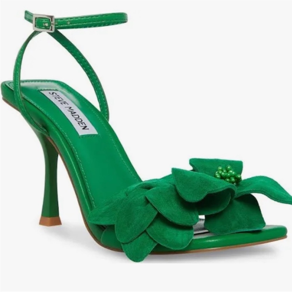 Steve Madden Amani Green Heels